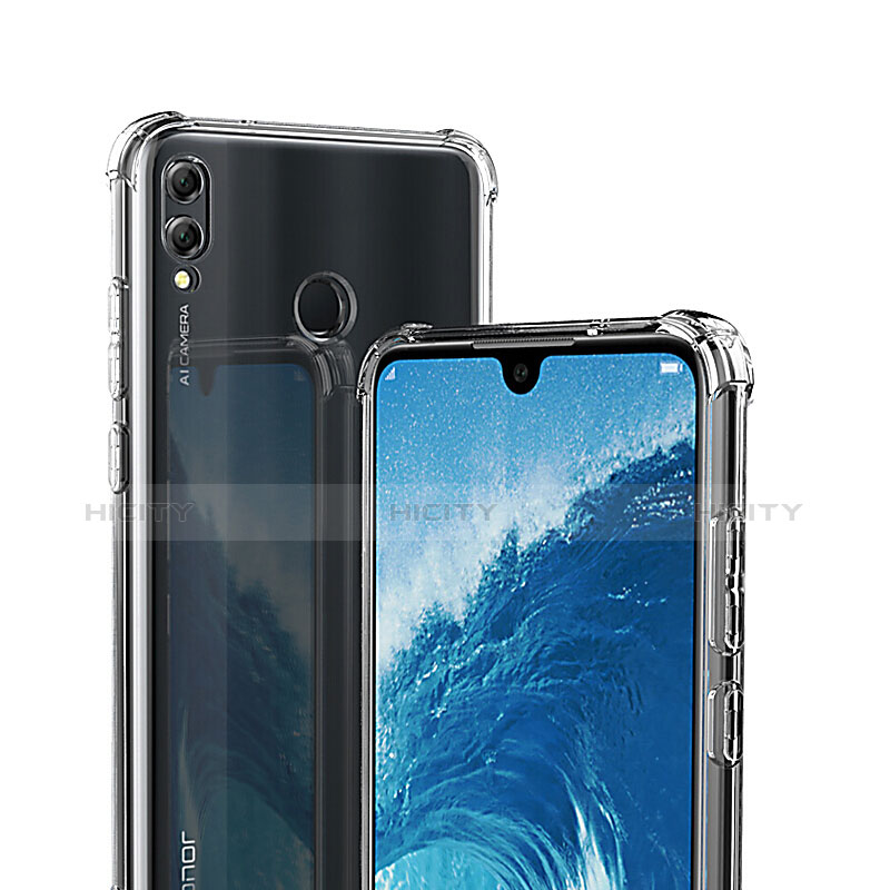 Funda Silicona Ultrafina Transparente T04 para Huawei Enjoy Max Claro