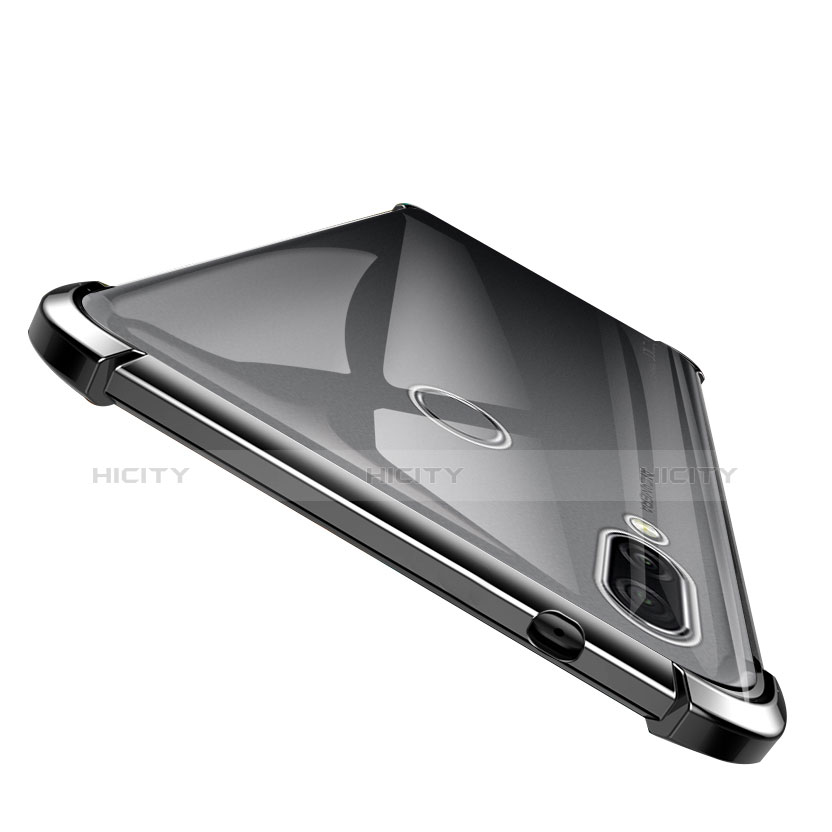 Funda Silicona Ultrafina Transparente T04 para Huawei Honor Note 10 Negro