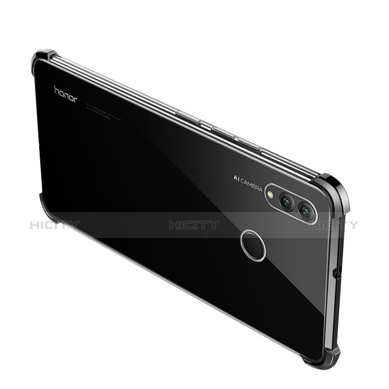 Funda Silicona Ultrafina Transparente T04 para Huawei Honor Note 10 Negro