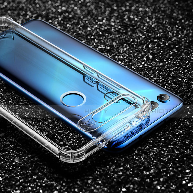 Funda Silicona Ultrafina Transparente T04 para Huawei Honor V20 Claro