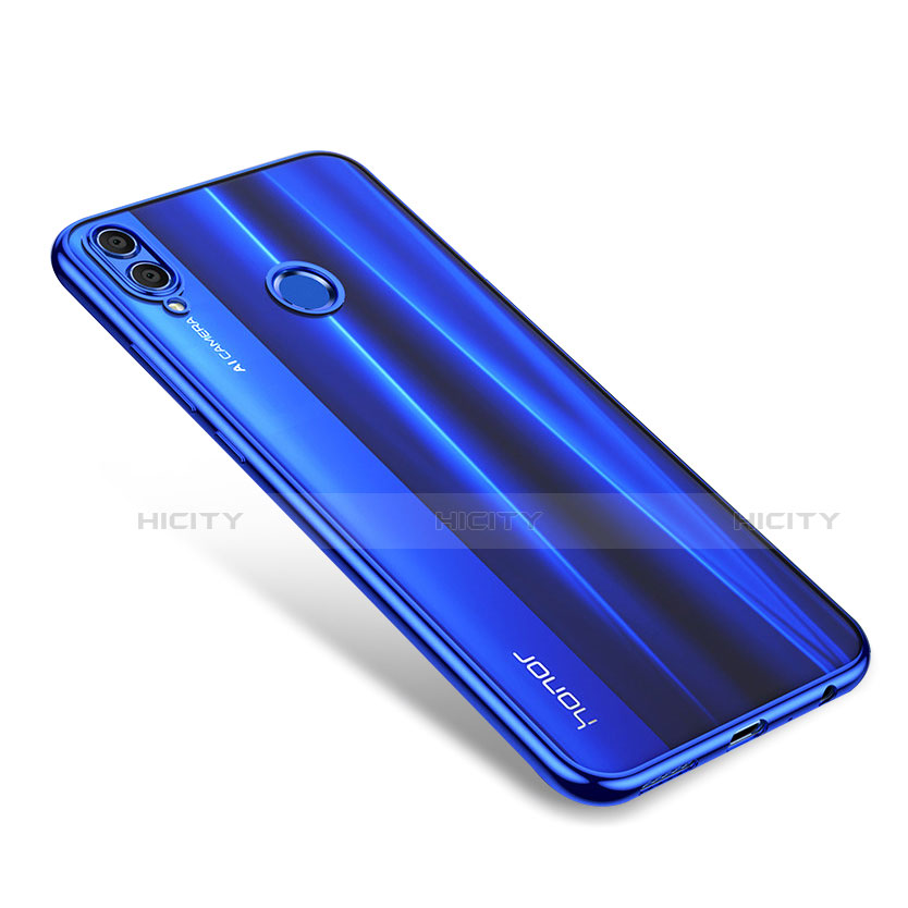 Funda Silicona Ultrafina Transparente T04 para Huawei Honor View 10 Lite Azul