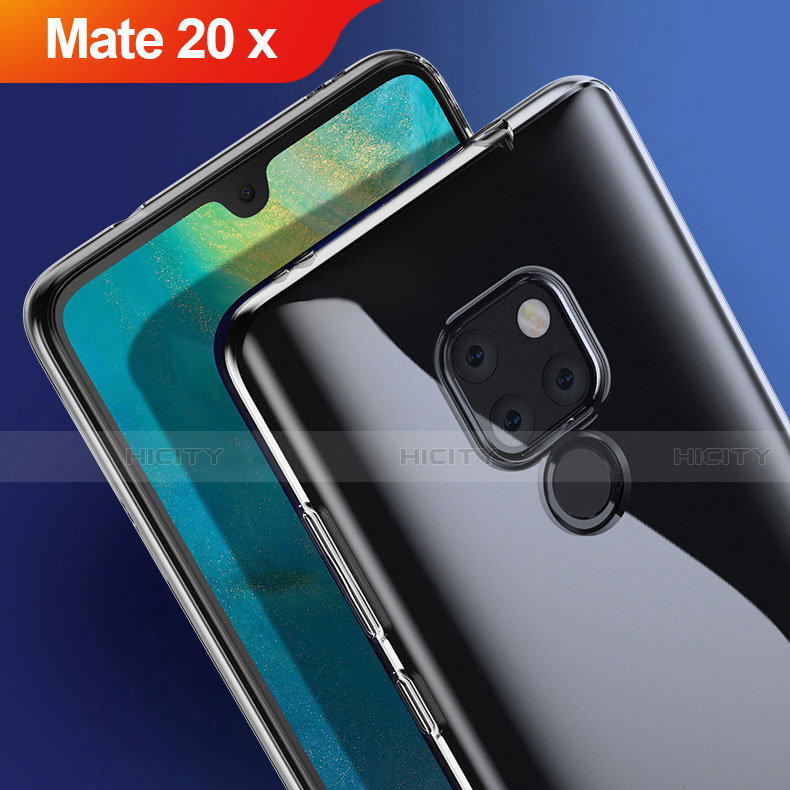 Funda Silicona Ultrafina Transparente T04 para Huawei Mate 20 X 5G Claro