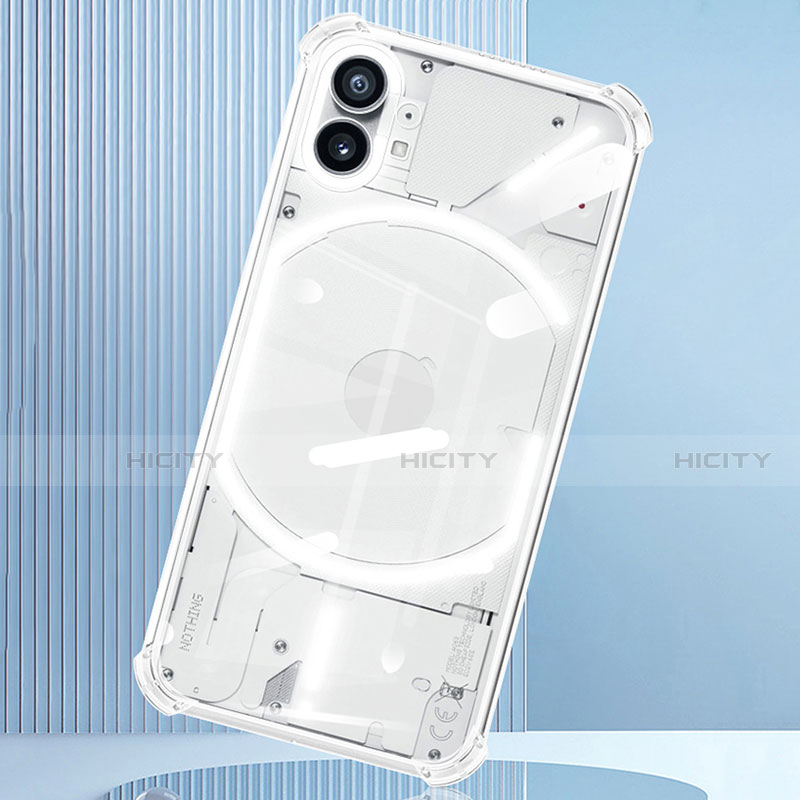 Funda Silicona Ultrafina Transparente T04 para Nothing Phone 1 Claro