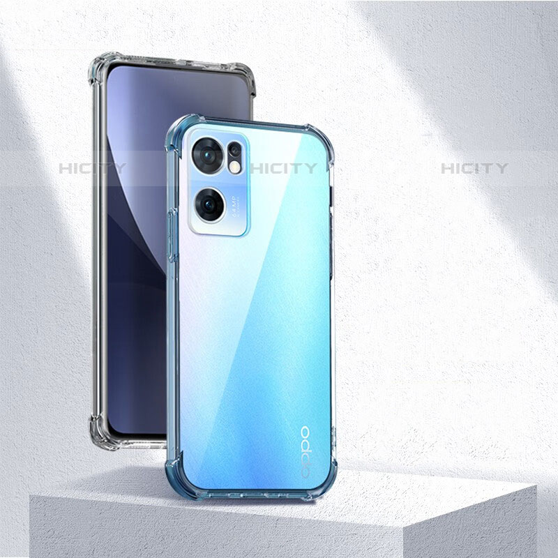 Funda Silicona Ultrafina Transparente T04 para Oppo Reno7 SE 5G Claro