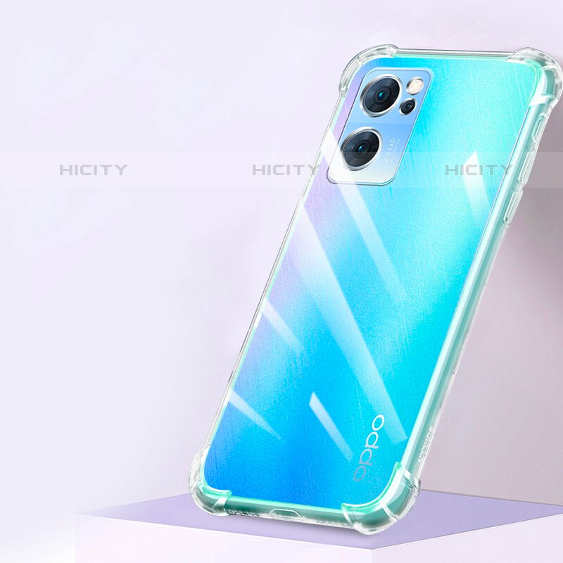 Funda Silicona Ultrafina Transparente T04 para Oppo Reno7 SE 5G Claro