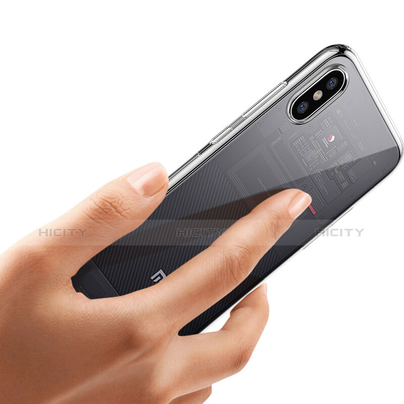 Funda Silicona Ultrafina Transparente T04 para Xiaomi Mi 8 Explorer Claro