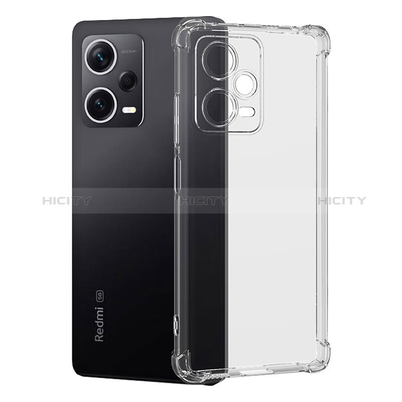 Funda Silicona Ultrafina Transparente T04 para Xiaomi Poco X5 Pro 5G Claro