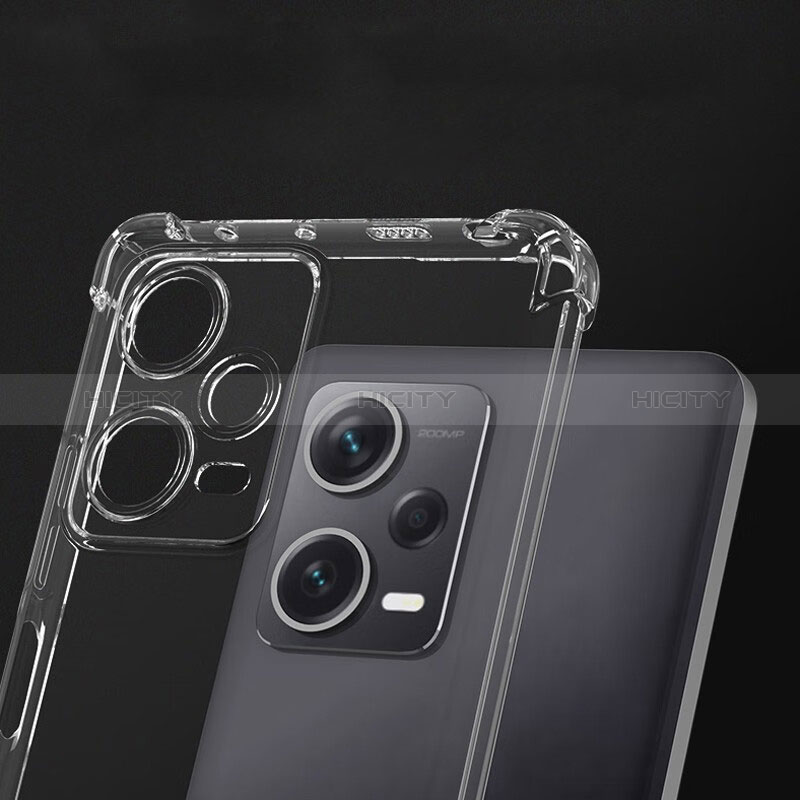 Funda Silicona Ultrafina Transparente T04 para Xiaomi Poco X5 Pro 5G Claro