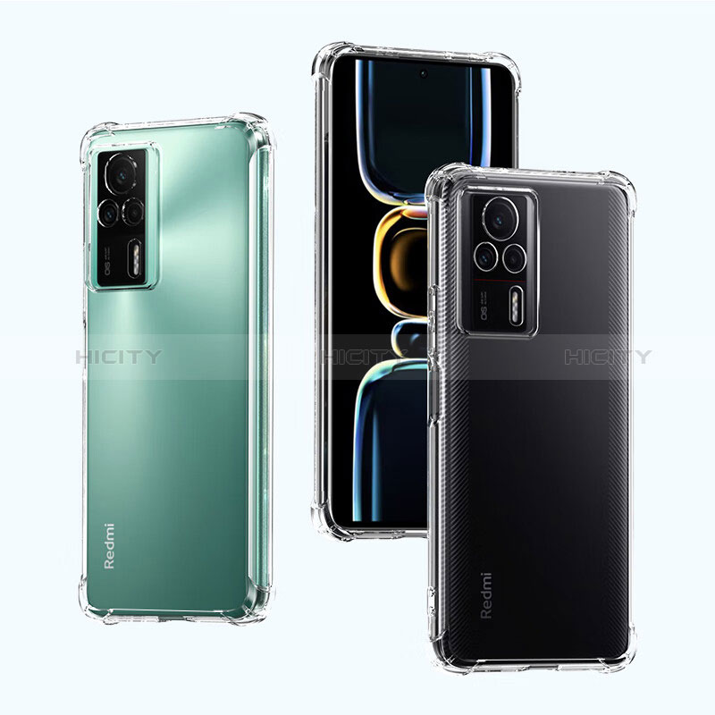 Funda Silicona Ultrafina Transparente T04 para Xiaomi Redmi K60E 5G Claro