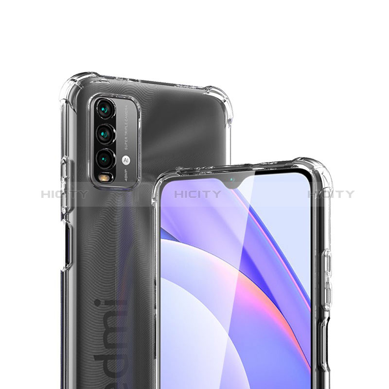 Funda Silicona Ultrafina Transparente T04 para Xiaomi Redmi Note 9 4G Claro