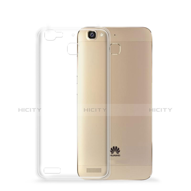 Funda Silicona Ultrafina Transparente T05 para Huawei Enjoy 5S Gris