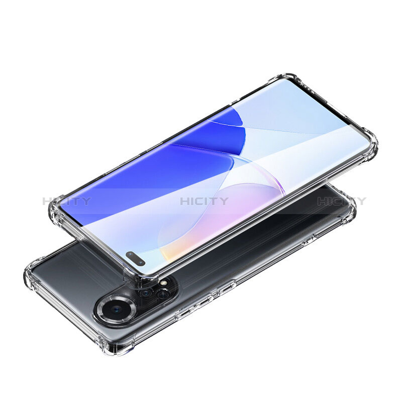 Funda Silicona Ultrafina Transparente T06 para Huawei Nova 9 Pro Negro