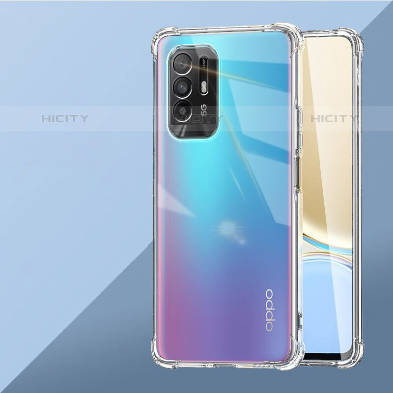 Funda Silicona Ultrafina Transparente T06 para Oppo Reno5 Z 5G Claro