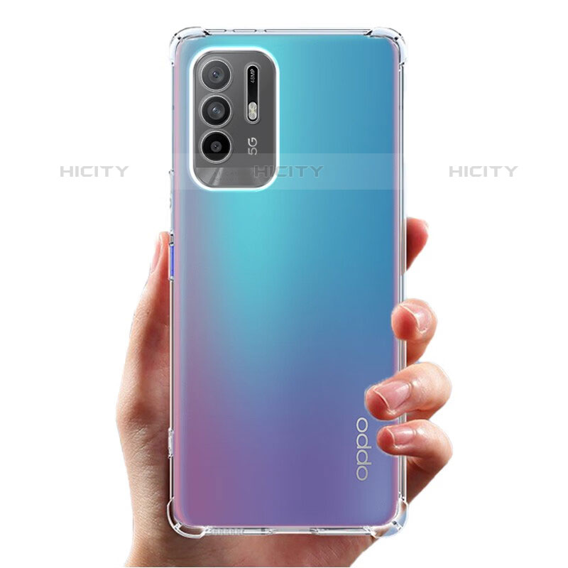 Funda Silicona Ultrafina Transparente T06 para Oppo Reno5 Z 5G Claro