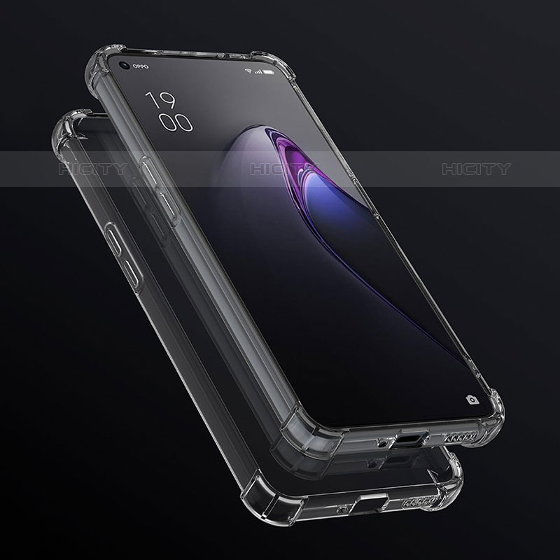 Funda Silicona Ultrafina Transparente T06 para Oppo Reno9 Pro 5G Claro