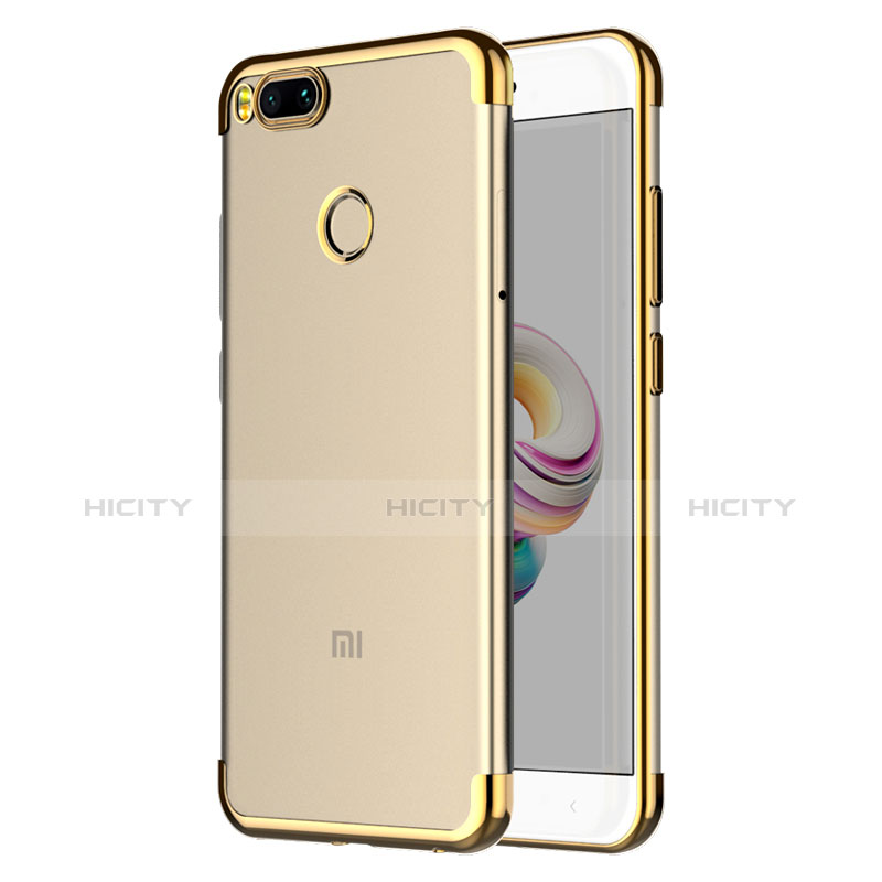 Funda Silicona Ultrafina Transparente T06 para Xiaomi Mi 5X Oro