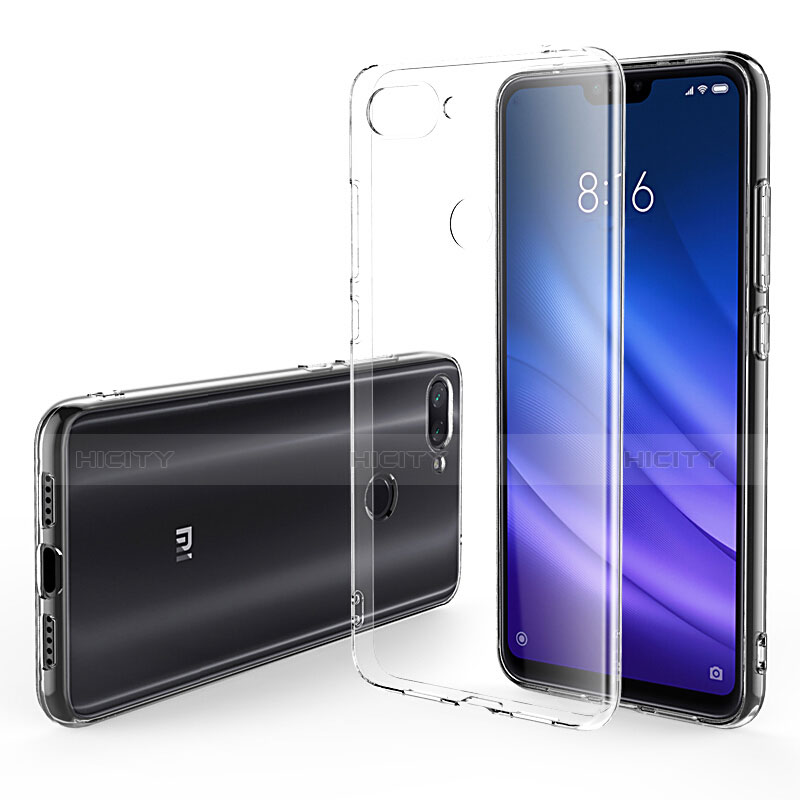 Funda Silicona Ultrafina Transparente T06 para Xiaomi Mi 8 Lite Claro