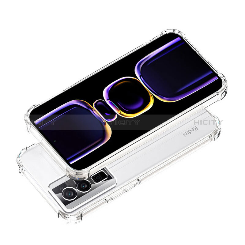 Funda Silicona Ultrafina Transparente T06 para Xiaomi Poco F5 Pro 5G Claro