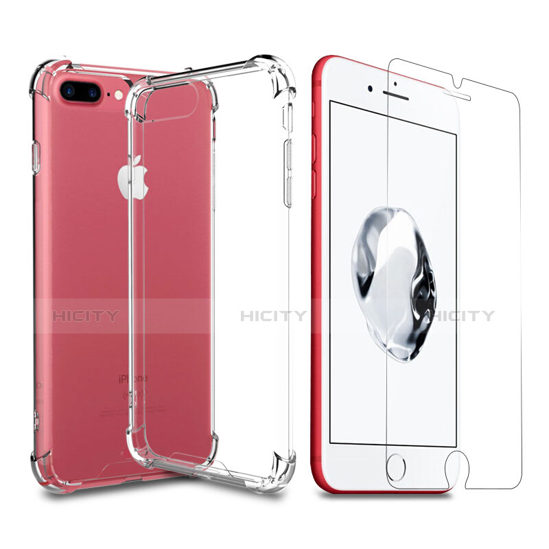 Funda Silicona Ultrafina Transparente T07 para Apple iPhone 7 Plus Claro