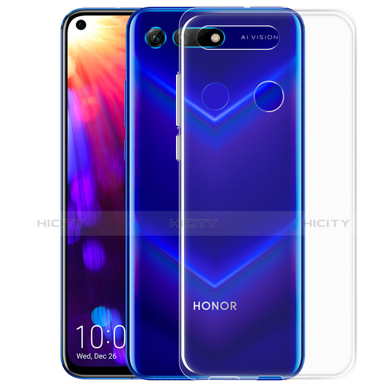 Funda Silicona Ultrafina Transparente T07 para Huawei Honor V20 Claro