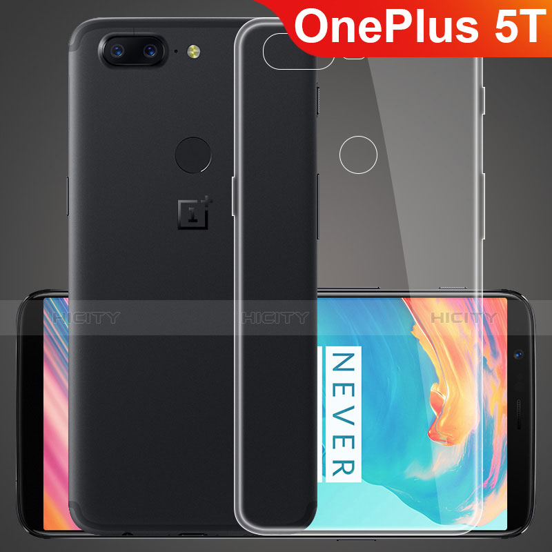 Funda Silicona Ultrafina Transparente T07 para OnePlus 5T A5010 Claro