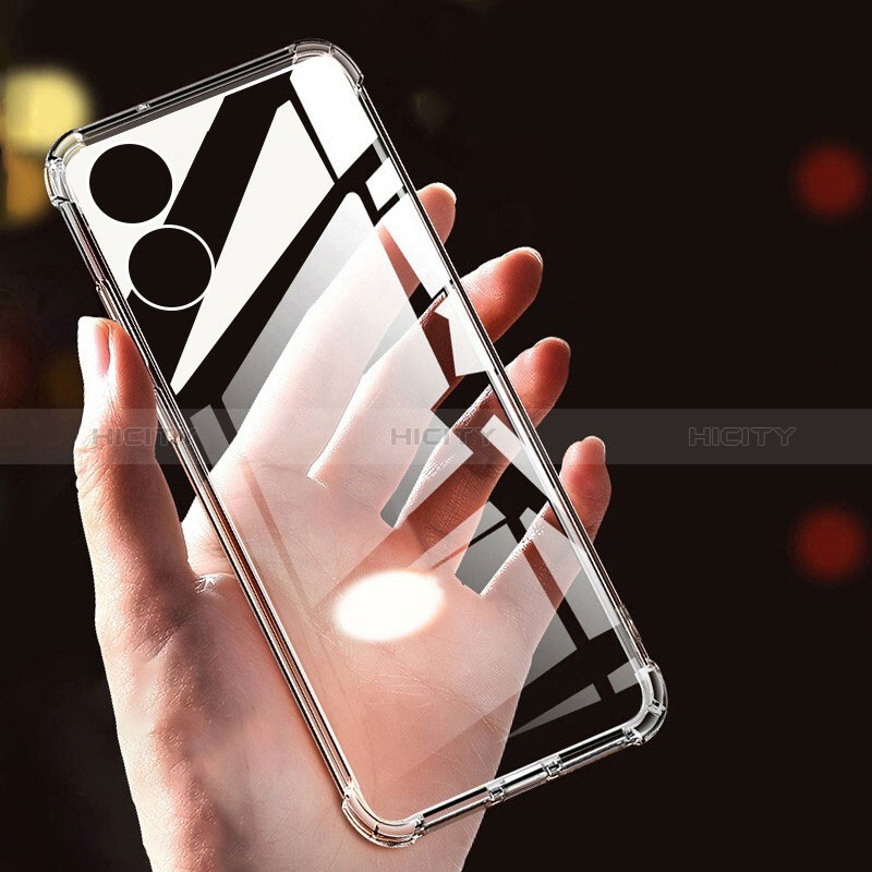 Funda Silicona Ultrafina Transparente T07 para Oppo A1 Pro 5G Claro