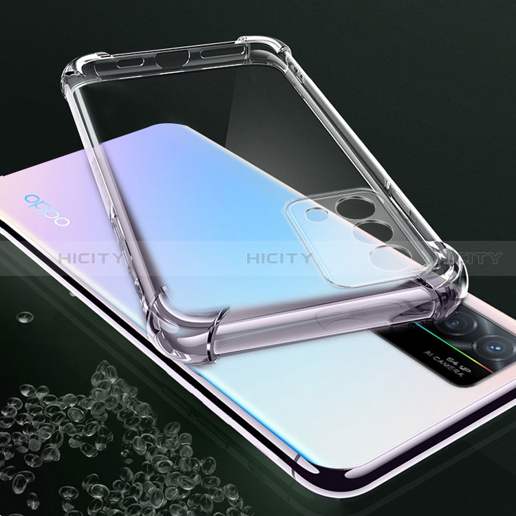 Funda Silicona Ultrafina Transparente T07 para Oppo K9 5G Claro