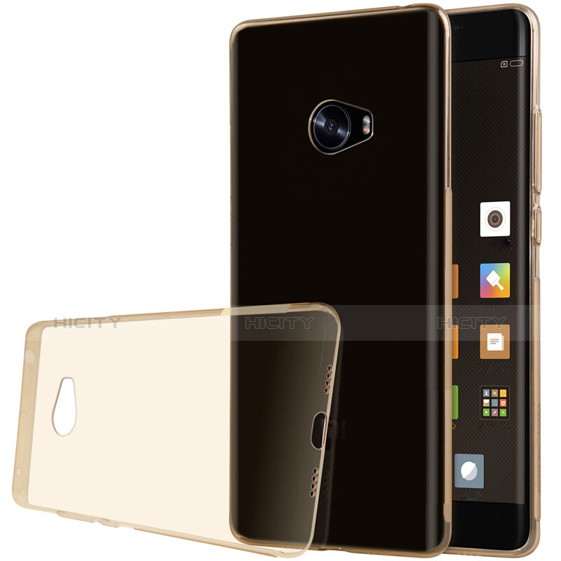 Funda Silicona Ultrafina Transparente T07 para Xiaomi Mi Note 2 Special Edition Oro