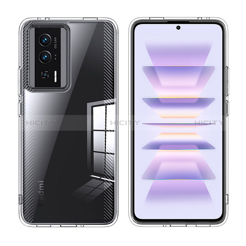 Funda Silicona Ultrafina Transparente T07 para Xiaomi Poco F5 Pro 5G Claro