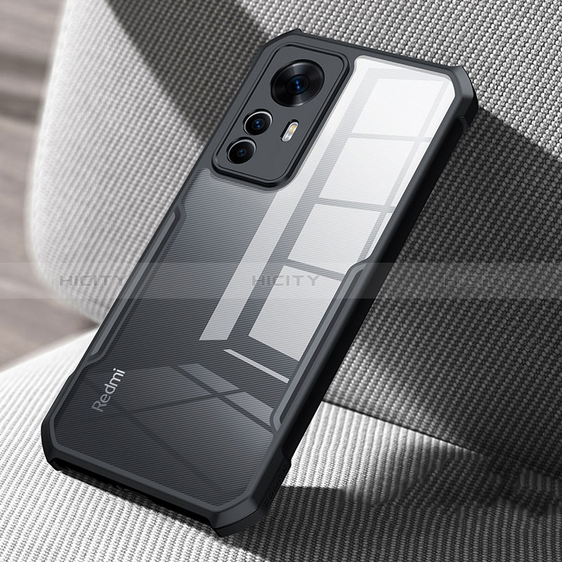 Funda Silicona Ultrafina Transparente T07 para Xiaomi Redmi K50 Ultra 5G Negro