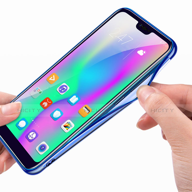 Funda Silicona Ultrafina Transparente T08 para Huawei Honor 10 Azul