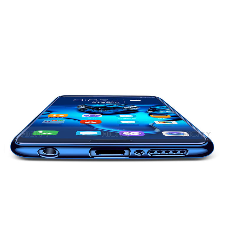 Funda Silicona Ultrafina Transparente T08 para Huawei Honor 10 Azul