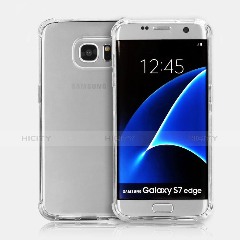 Funda Silicona Ultrafina Transparente T08 para Samsung Galaxy S7 Edge G935F Claro