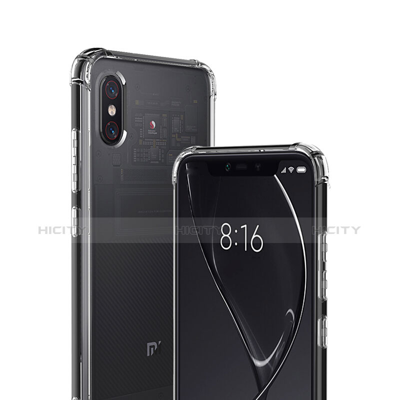 Funda Silicona Ultrafina Transparente T08 para Xiaomi Mi 8 Explorer Claro