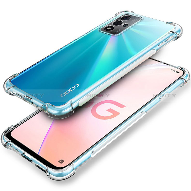 Funda Silicona Ultrafina Transparente T09 para Oppo A93s 5G Claro