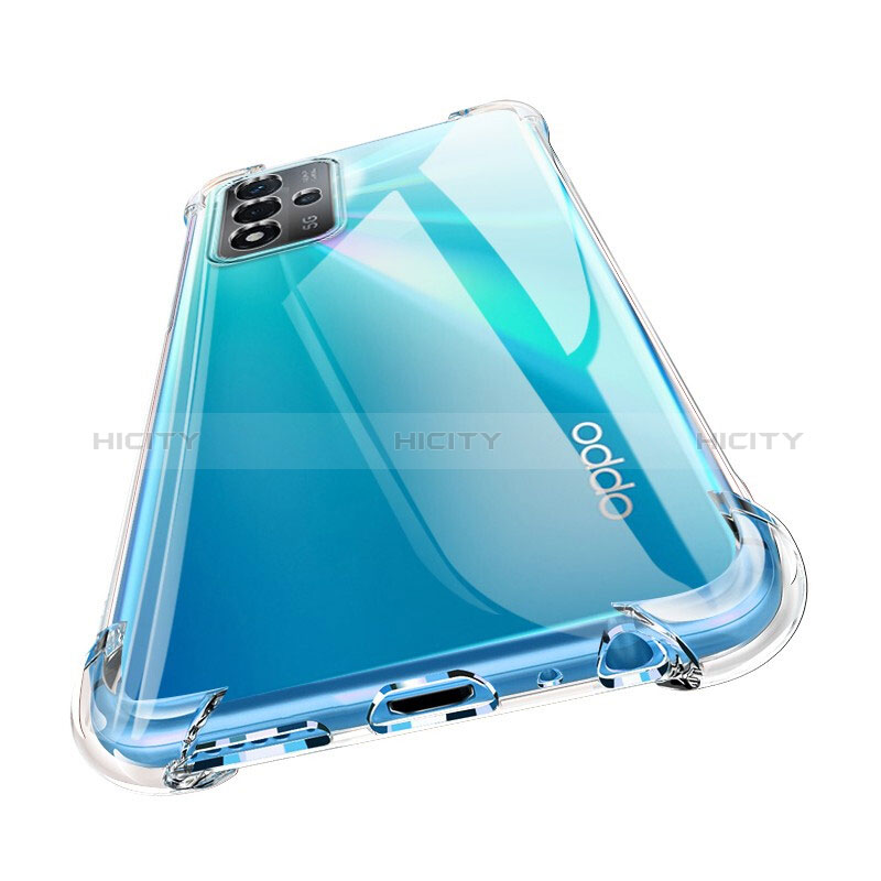 Funda Silicona Ultrafina Transparente T09 para Oppo A93s 5G Claro