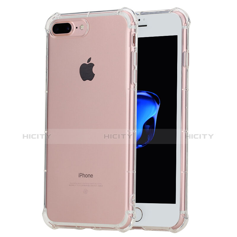 Funda Silicona Ultrafina Transparente T10 para Apple iPhone 8 Plus Claro