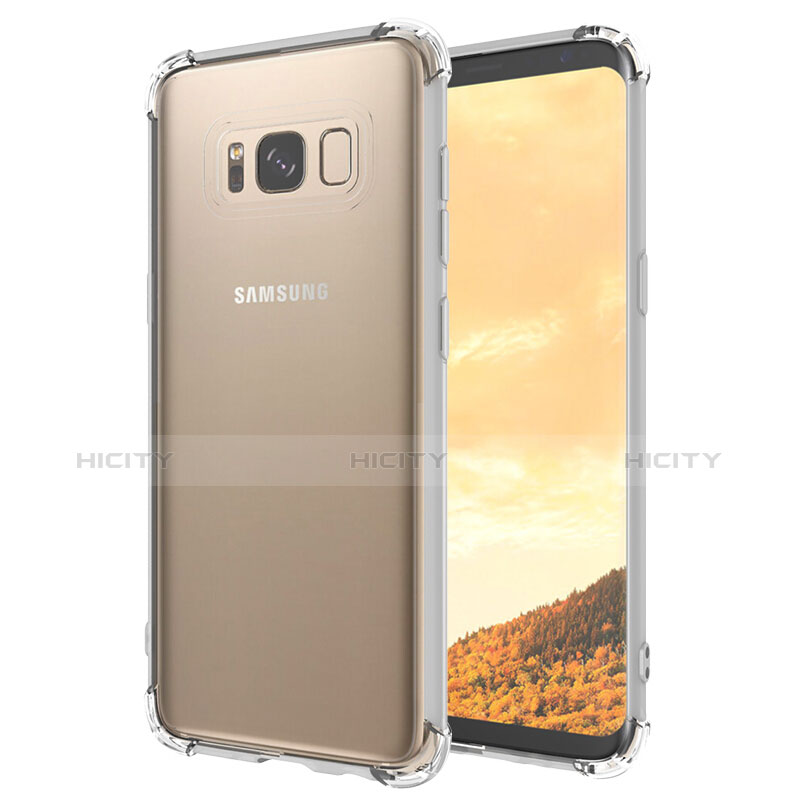 Funda Silicona Ultrafina Transparente T10 para Samsung Galaxy S8 Claro