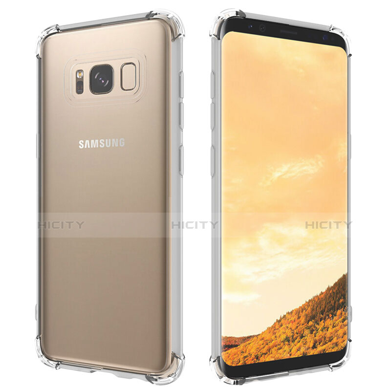 Funda Silicona Ultrafina Transparente T10 para Samsung Galaxy S8 Claro