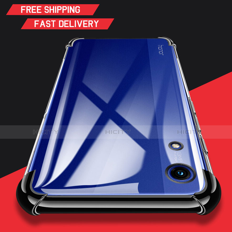 Funda Silicona Ultrafina Transparente T11 para Huawei Y6 (2019) Negro