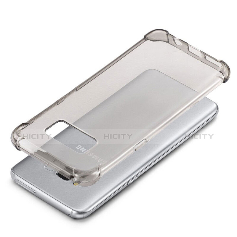 Funda Silicona Ultrafina Transparente T11 para Samsung Galaxy S8 Plus Gris