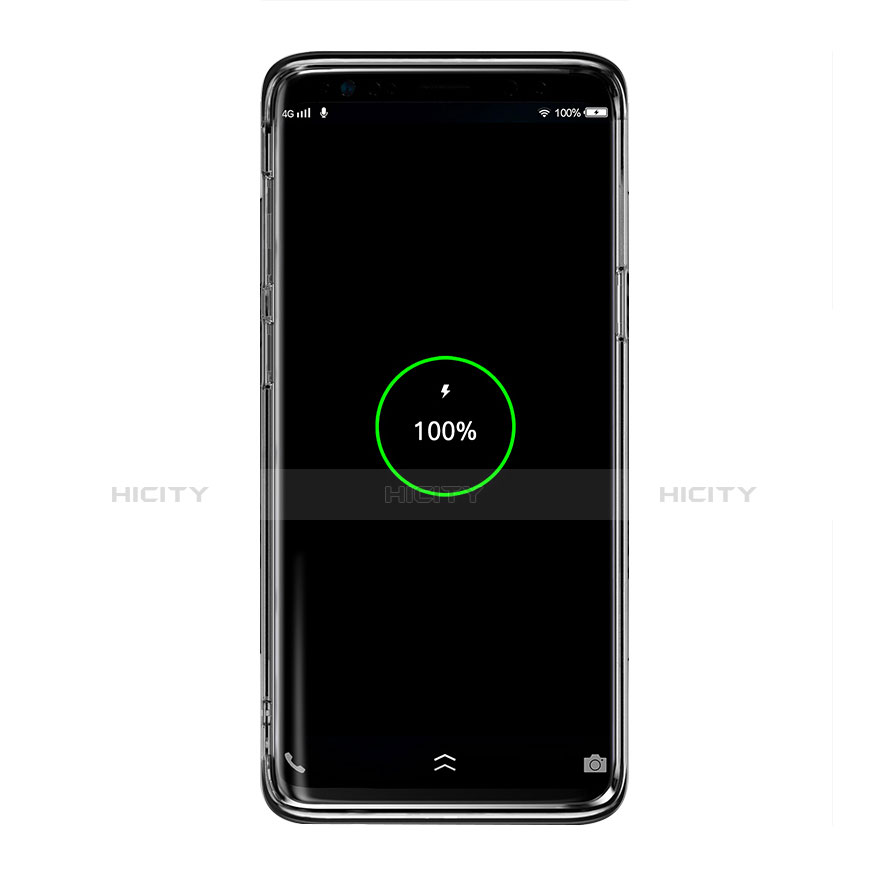 Funda Silicona Ultrafina Transparente T11 para Samsung Galaxy S9 Plus Negro