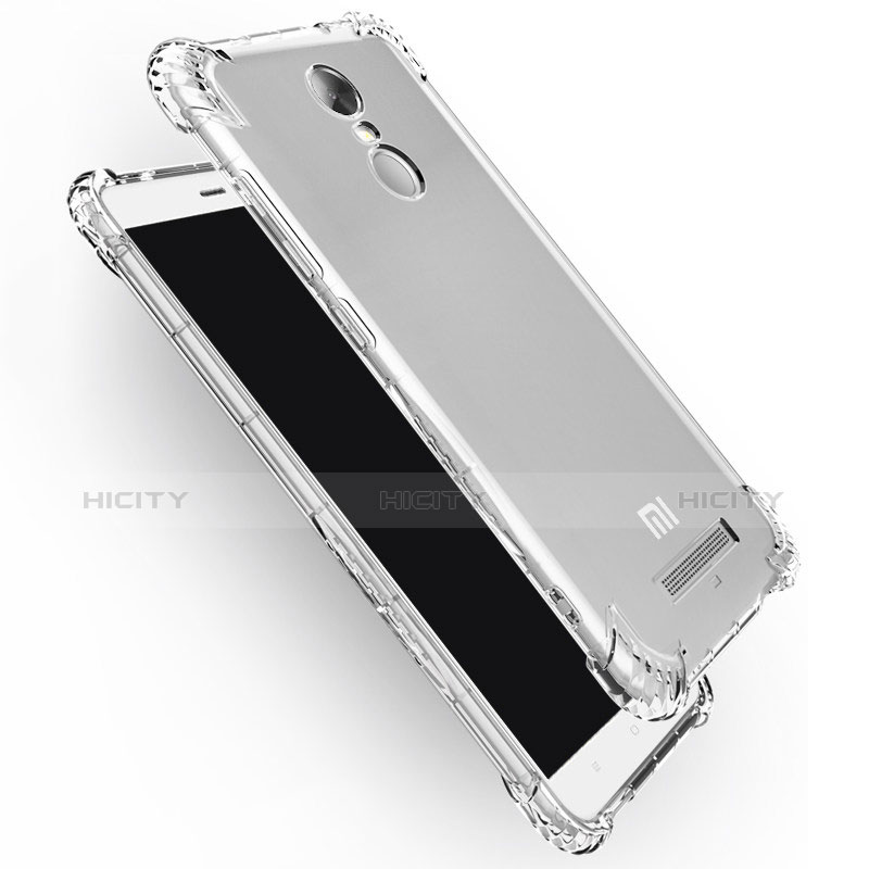 Funda Silicona Ultrafina Transparente T12 para Xiaomi Redmi Note 3 MediaTek Claro