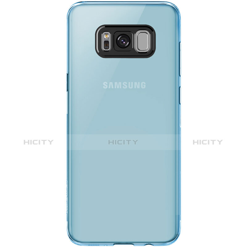 Funda Silicona Ultrafina Transparente T15 para Samsung Galaxy S8 Azul