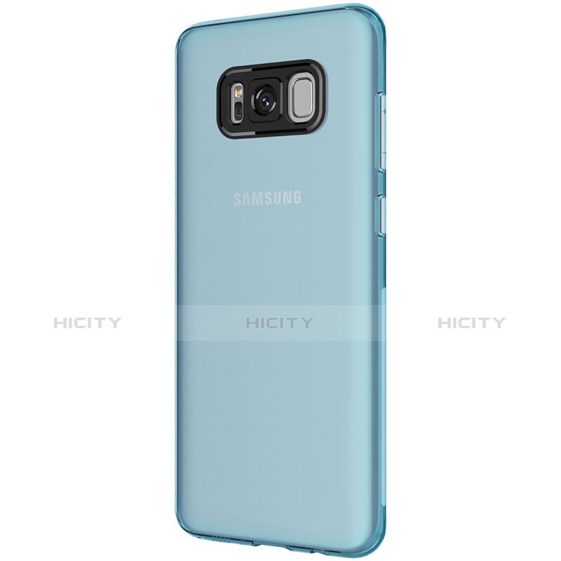 Funda Silicona Ultrafina Transparente T15 para Samsung Galaxy S8 Azul