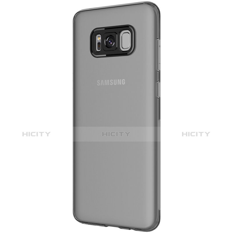 Funda Silicona Ultrafina Transparente T15 para Samsung Galaxy S8 Plus Negro