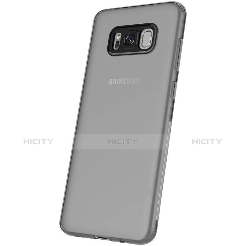 Funda Silicona Ultrafina Transparente T15 para Samsung Galaxy S8 Plus Negro