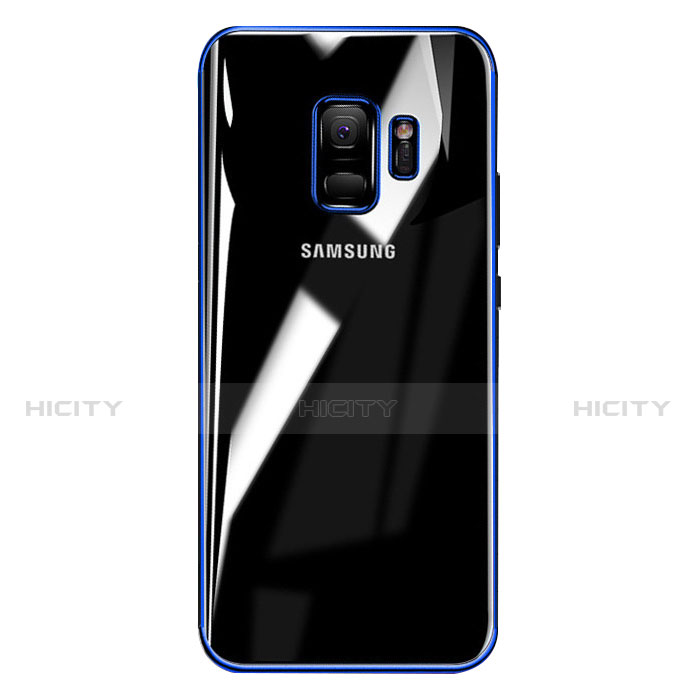 Funda Silicona Ultrafina Transparente T15 para Samsung Galaxy S9 Plus Azul