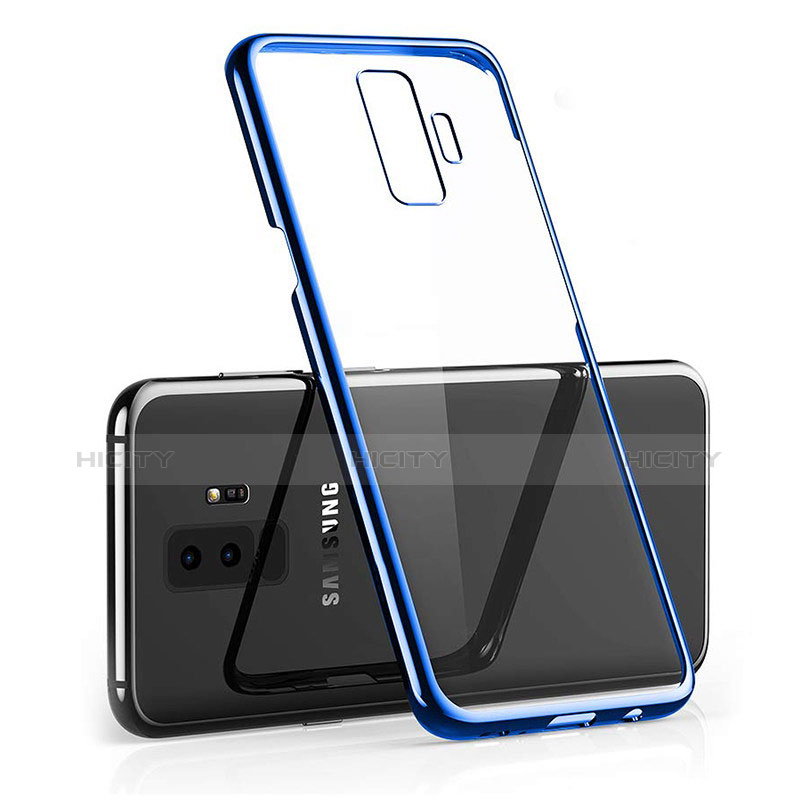 Funda Silicona Ultrafina Transparente T15 para Samsung Galaxy S9 Plus Azul