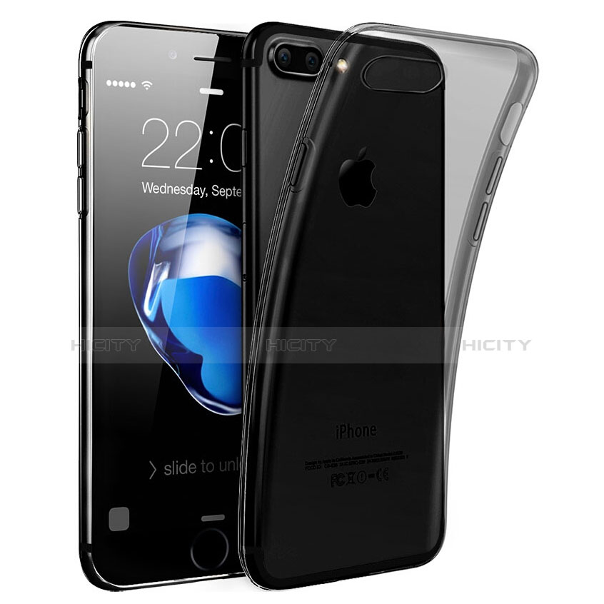 Funda Silicona Ultrafina Transparente T16 para Apple iPhone 7 Plus Claro